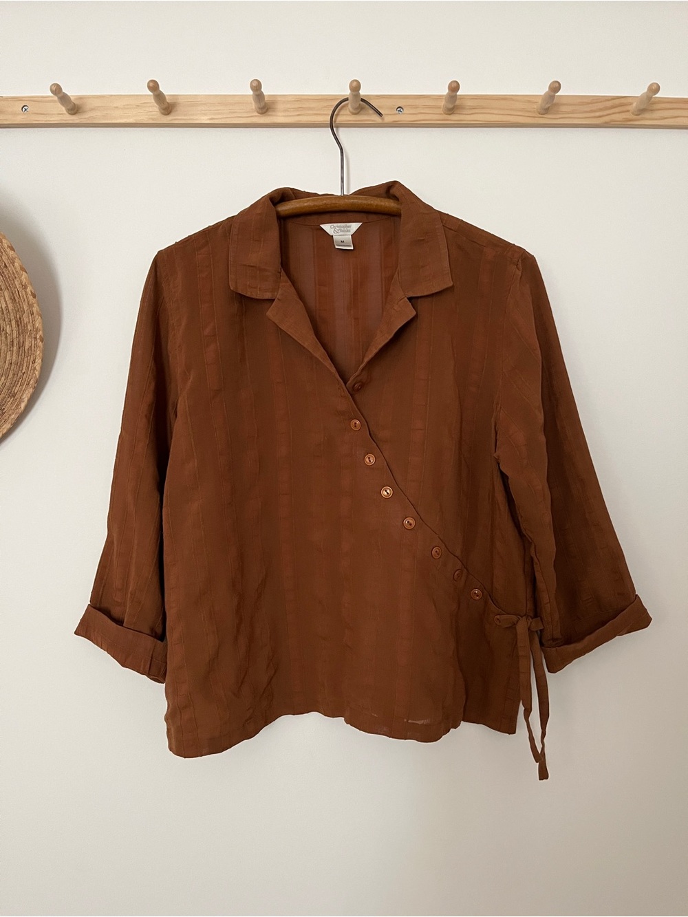 Brown blouse